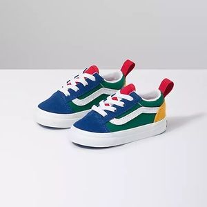 TODDLER VANS YACHT CLUB OLD SKOOL ELASTIC LACE